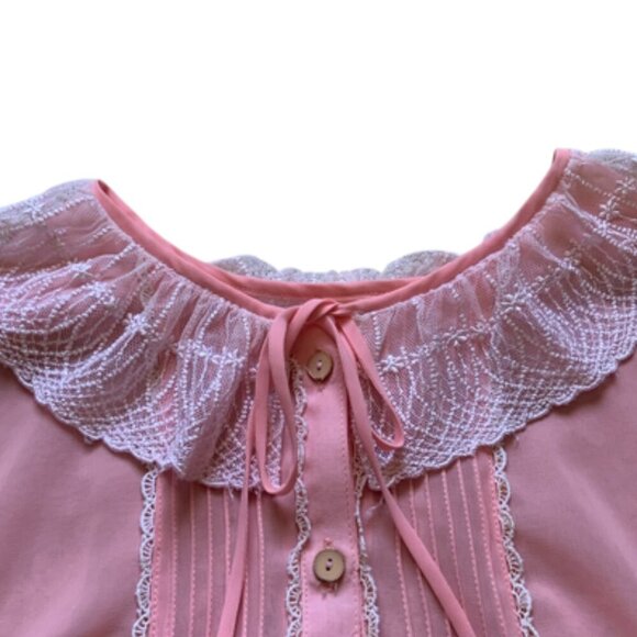 Vintage Pink nightgown dress Medium - Picture 8 of 12